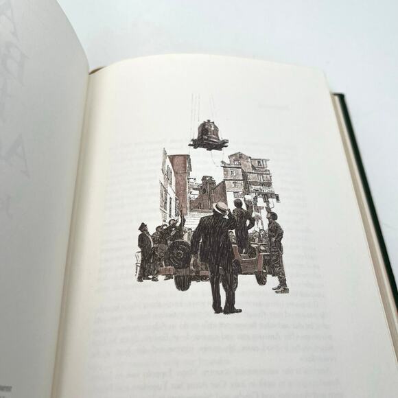 SIGNED A Bell for Adano by John Hersey Leather Patriotism Humanity. - Picture 11 of 14